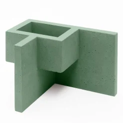 Paolo Giordano Vaso Chandigarh II verde menta