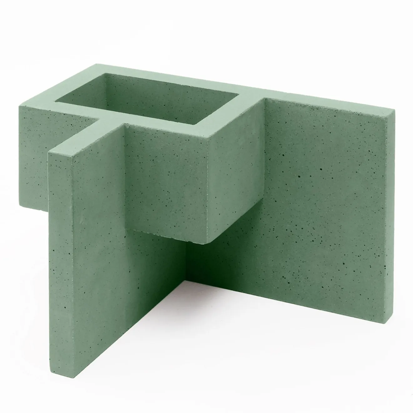 Paolo Giordano Vaso Chandigarh II verde menta