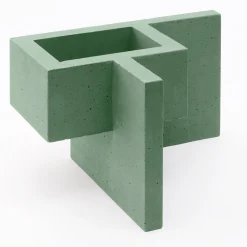 Paolo Giordano Vaso Chandigarh II verde menta