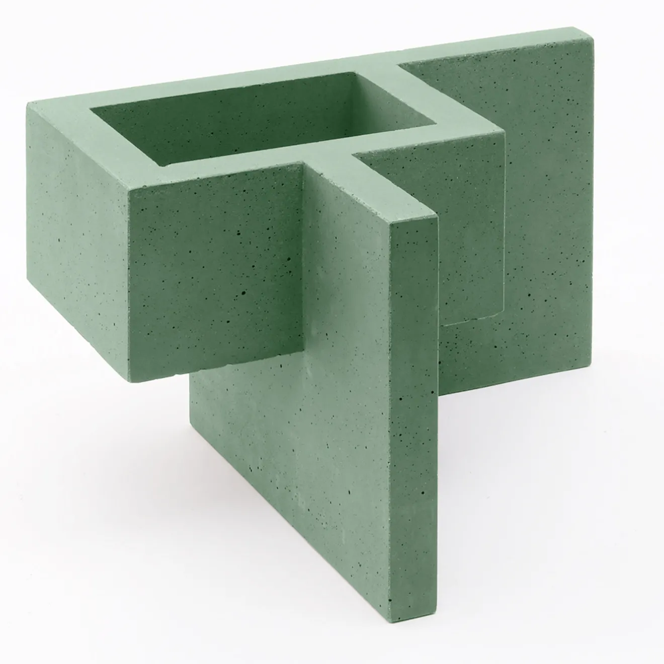 Paolo Giordano Vaso Chandigarh II verde menta