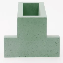 Paolo Giordano Vaso Chandigarh III verde menta