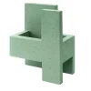 Paolo Giordano Vaso Chandigarh IV verde menta
