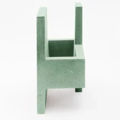 Paolo Giordano Vaso Chandigarh IV verde menta