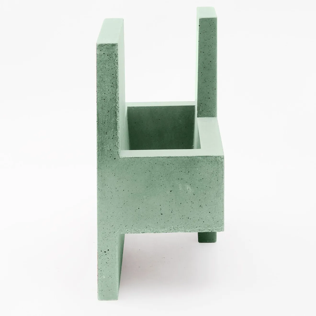 Paolo Giordano Vaso Chandigarh IV verde menta