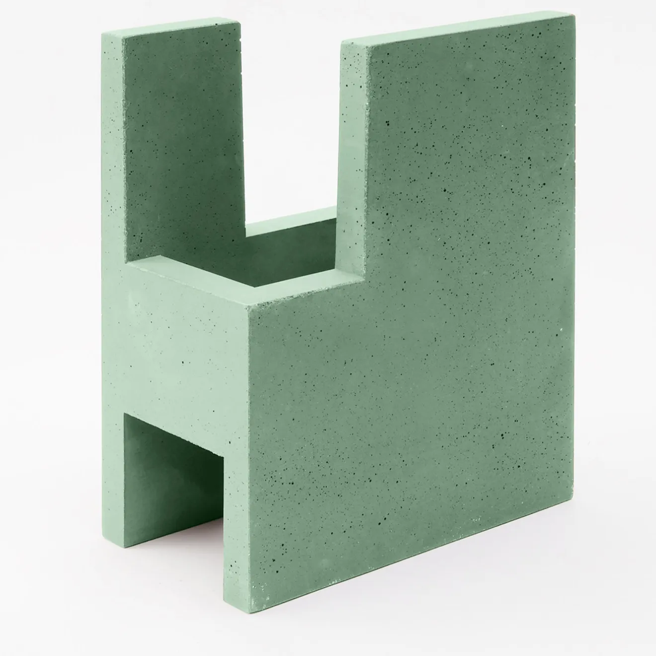 Paolo Giordano Vaso Chandigarh IV verde menta