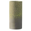 Pot à Porter Vaso cilindrico in ceramica grigio maculato Marbella