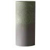 Pot à Porter Vaso cilindrico in ceramica grigio maculato Portofino