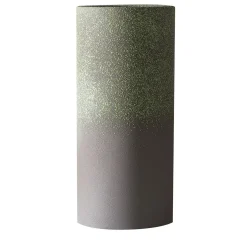 Pot à Porter Vaso cilindrico in ceramica grigio maculato Portofino