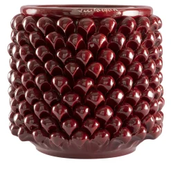 Fratelli Bevilacqua Vaso Cilindrico Piccolo per Fiori Bordeaux