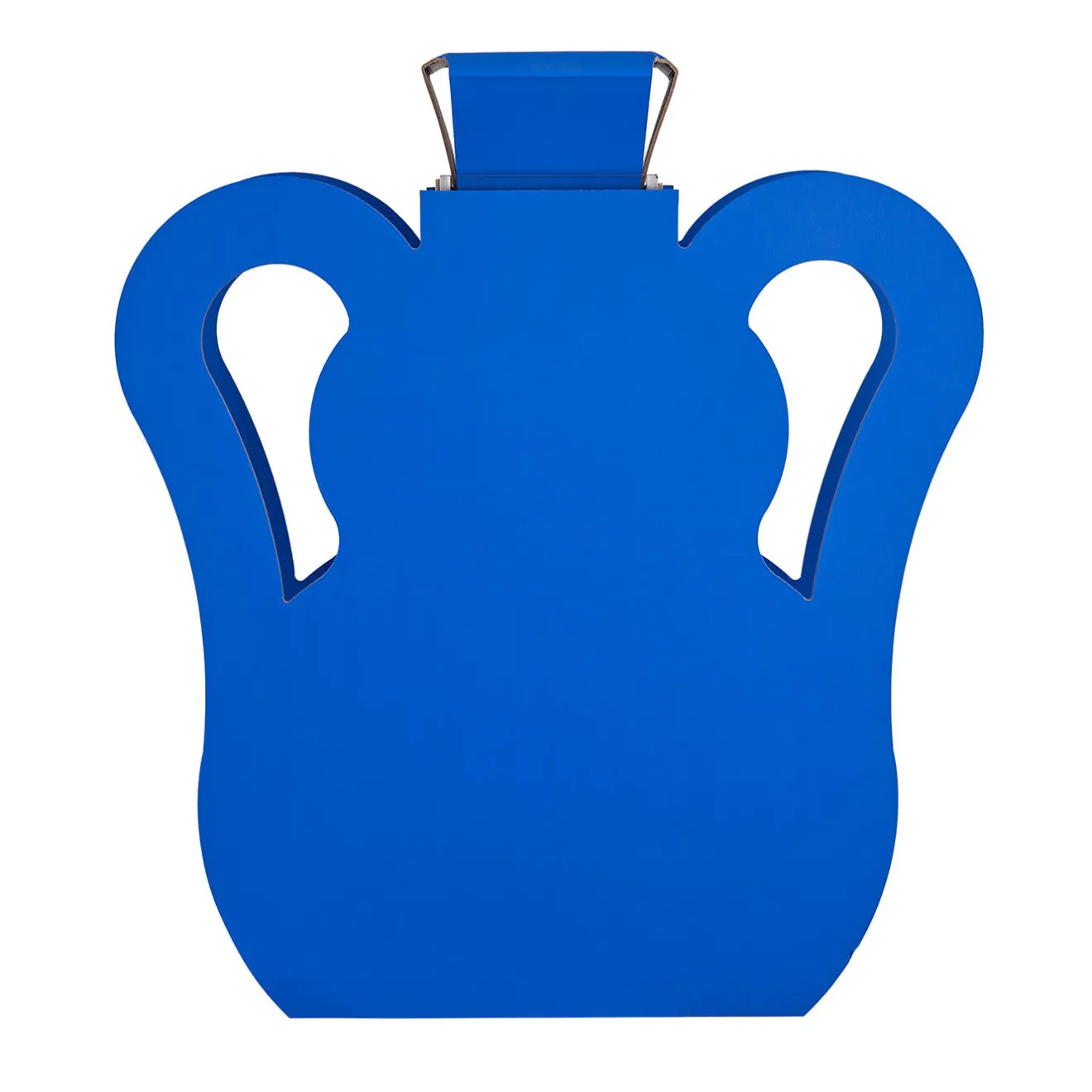 ADJ Style Vaso con coperchio e manici in pelle a onda edizione limitata OTTO blu Majorelle