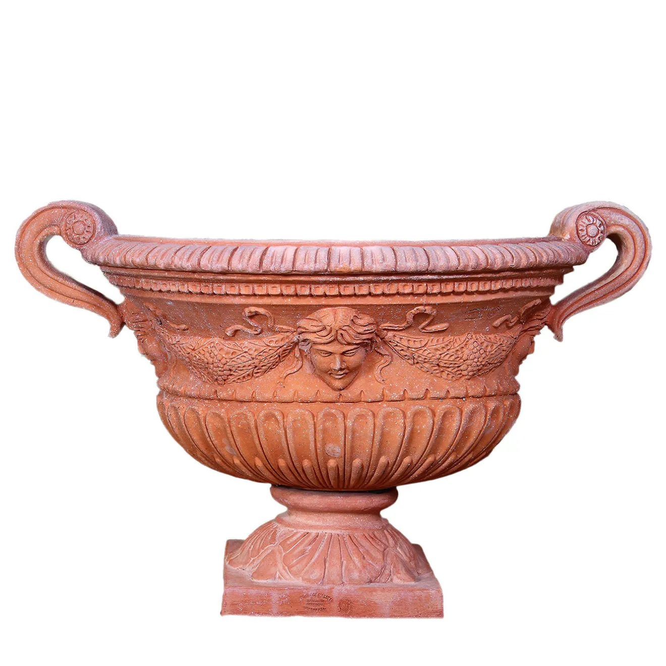 Fornace Masini Vaso con piedini d'angelo