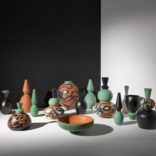 Rometti Vaso Crisos in terracotta di Jean-Christophe Clair