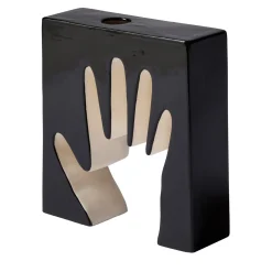 Cassina Vaso da fiori nero Impronta di Ico Parisi
