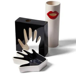 Cassina Vaso da fiori nero Impronta di Ico Parisi