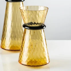 Venini Vaso d'ambra piccolo Tiara di Francesco Lucchese