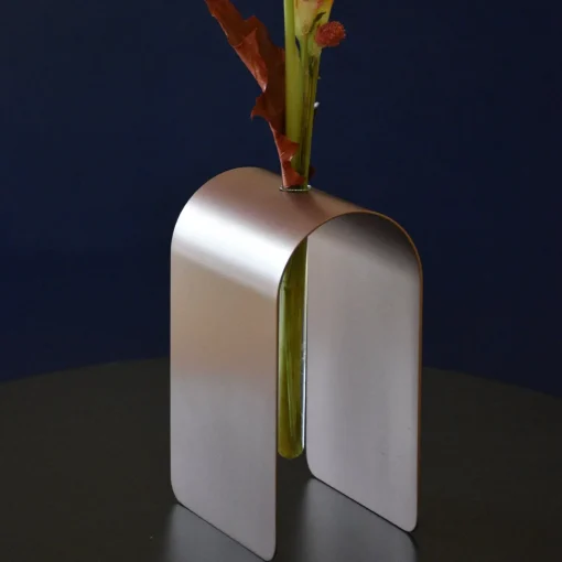William Mulas Vaso d'argento Dahlia