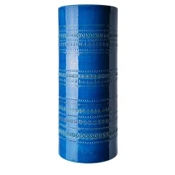 Bitossi Ceramiche Vaso Decorativo e Portombrelli Blu di Aldo Londi