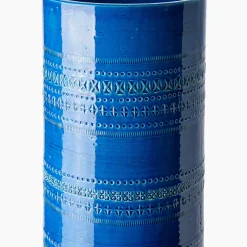 Bitossi Ceramiche Vaso Decorativo e Portombrelli Blu di Aldo Londi