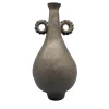 Pottery Roma Vaso decorativo in gres nero N.22