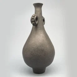 Pottery Roma Vaso decorativo in gres nero N.22