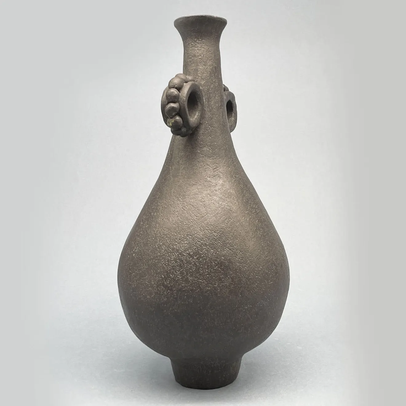 Pottery Roma Vaso decorativo in gres nero N.22