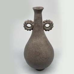 Pottery Roma Vaso decorativo in gres nero N.22