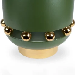 deBlona Vaso Decorativo Kósmos Grande in Ceramica Verde