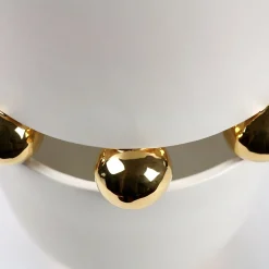 deBlona Vaso Decorativo Kósmos in Ceramica Bianca