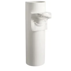 VGnewtrend Vaso decorativo Obice David's Eye bianco