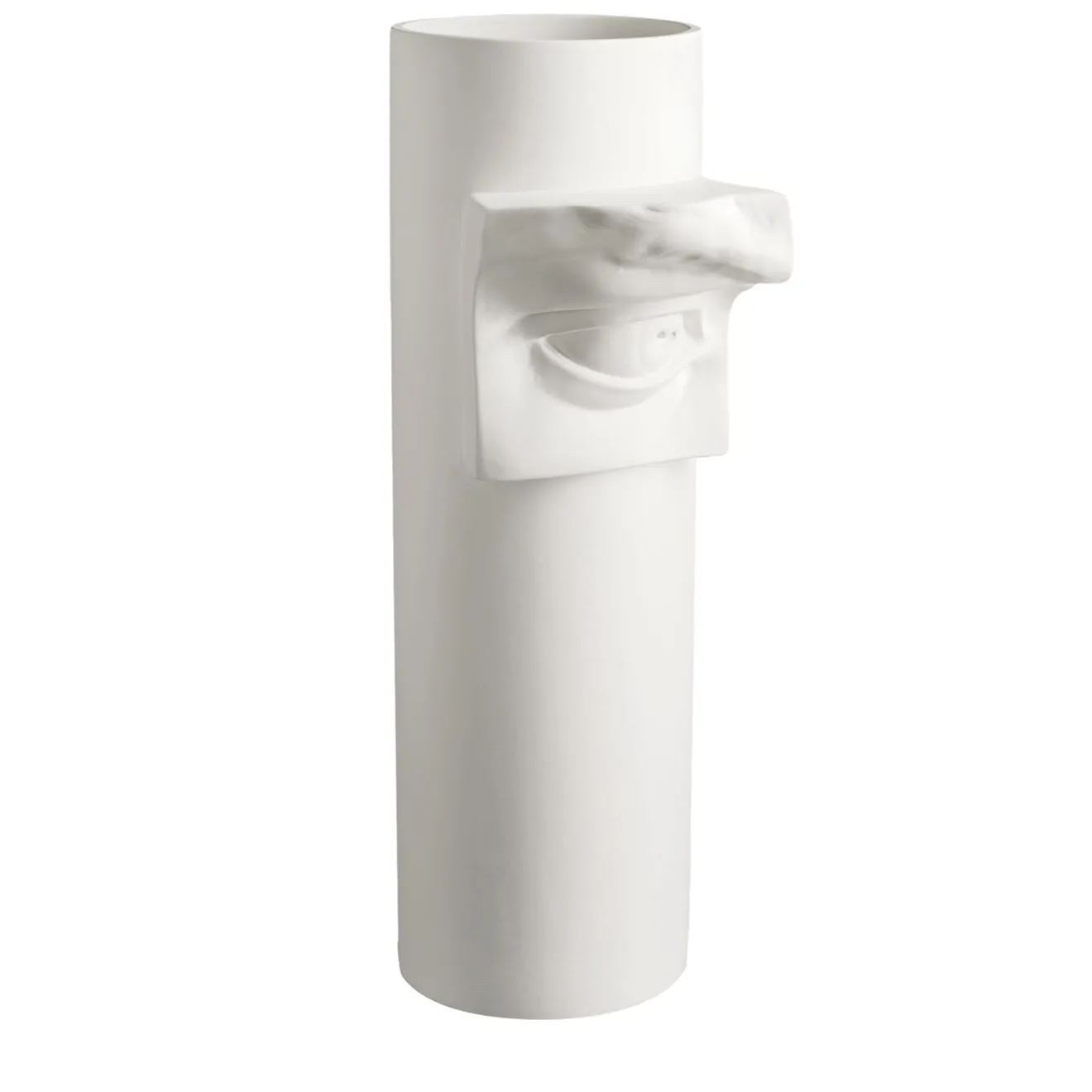 VGnewtrend Vaso decorativo Obice David's Eye bianco