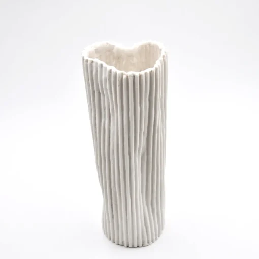 Design Center 1991 Vaso Decorativo Paesaggio 21 Bianco di Nino Basso