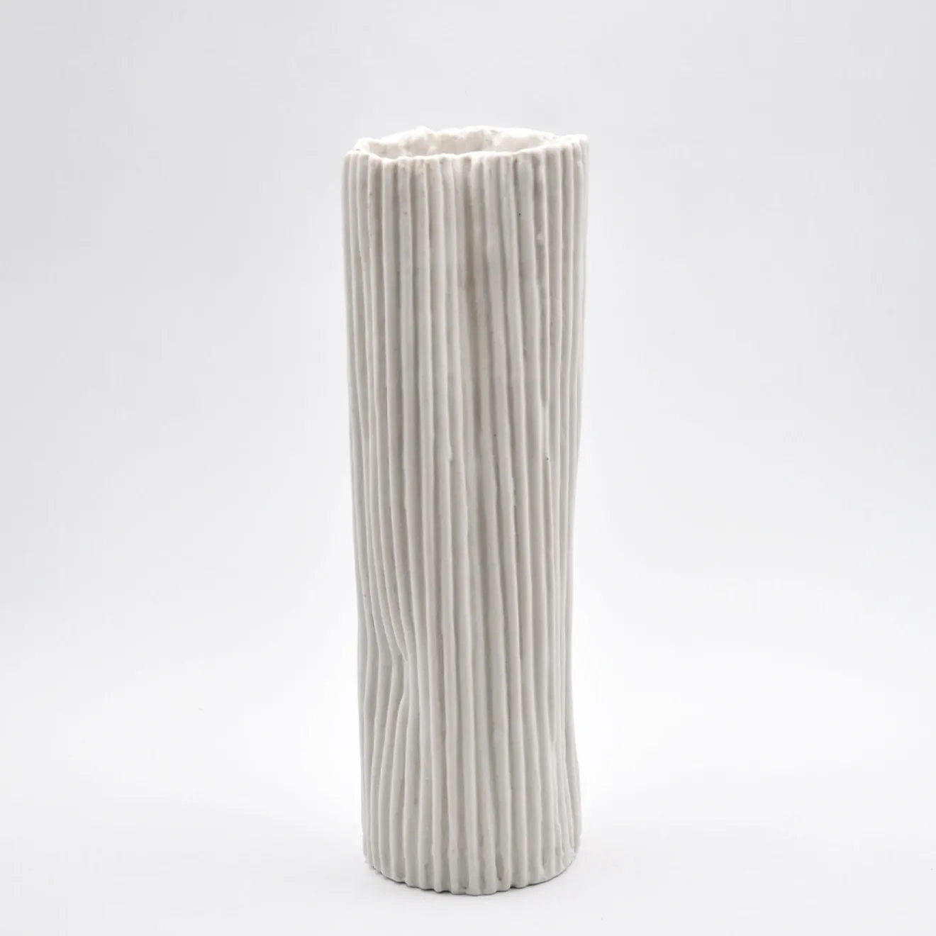 Design Center 1991 Vaso Decorativo Paesaggio 21 Bianco di Nino Basso