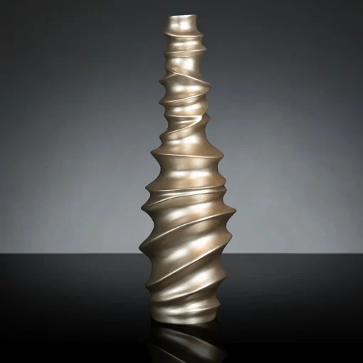 VGnewtrend Vaso decorativo Sharp Pei Pearly Beige