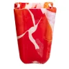 Stories Of Italy Vaso di vetro a secchiello rosso