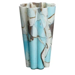 Stories Of Italy Vaso di vetro a secchiello Acquamarina