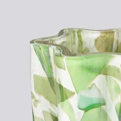 Stories Of Italy Vaso di vetro verde a secchiello