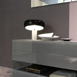 Lineasette Vaso e centrotavola in ceramica bianca Elica