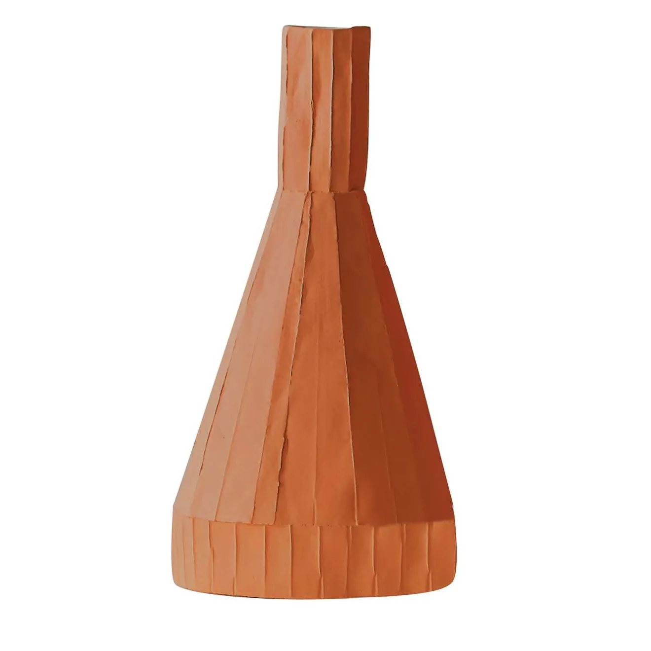 Paola Paronetto Vaso Etna Corteccia D15/Mattone