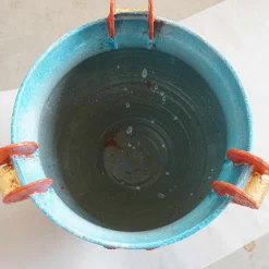 ND Dolfi Vaso etrusco azzurro