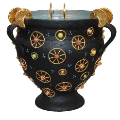ND Dolfi Vaso etrusco nero