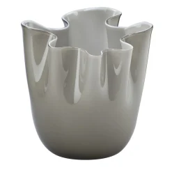 Venini Vaso Fazzoletto Taupe di Paolo e Fulvio Bianconi
