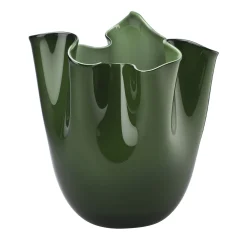 Venini Vaso Fazzoletto verde mela di Paolo e Fulvio Bianconi