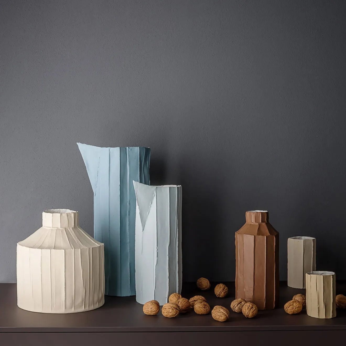 Paola Paronetto Vaso Fide Corteccia B17/Sabbia chiaro
