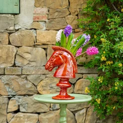 Romarin Vaso figurativo in ceramica Cheval Blanc