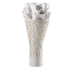 Fos Ceramiche Vaso Flora Gold Spots