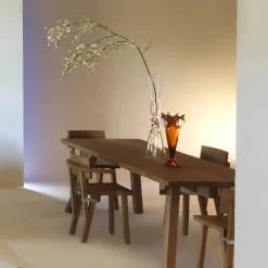 Driade Vaso Florian II arancione e trasparente di Borek Sipek