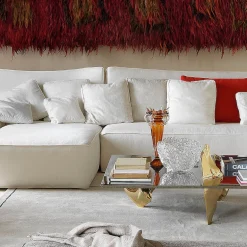 Driade Vaso Florian II arancione e trasparente di Borek Sipek