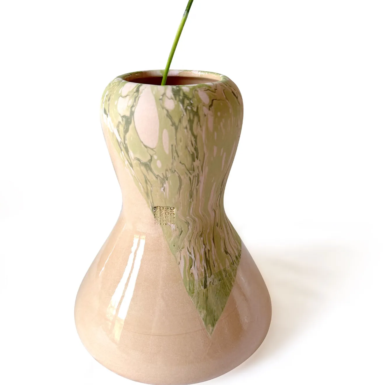 Sabrina Sguanci Baroni Vaso Fluid Green Marble