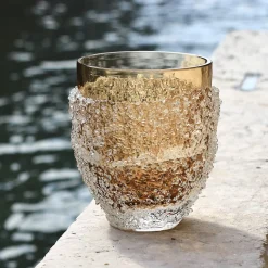 Micheluzzi Glass Vaso Ghiaccio Miele