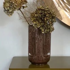 mg12 by Monica Geronimi Vaso Giuseppe Rame in ceramica smaltata bronzo lucida